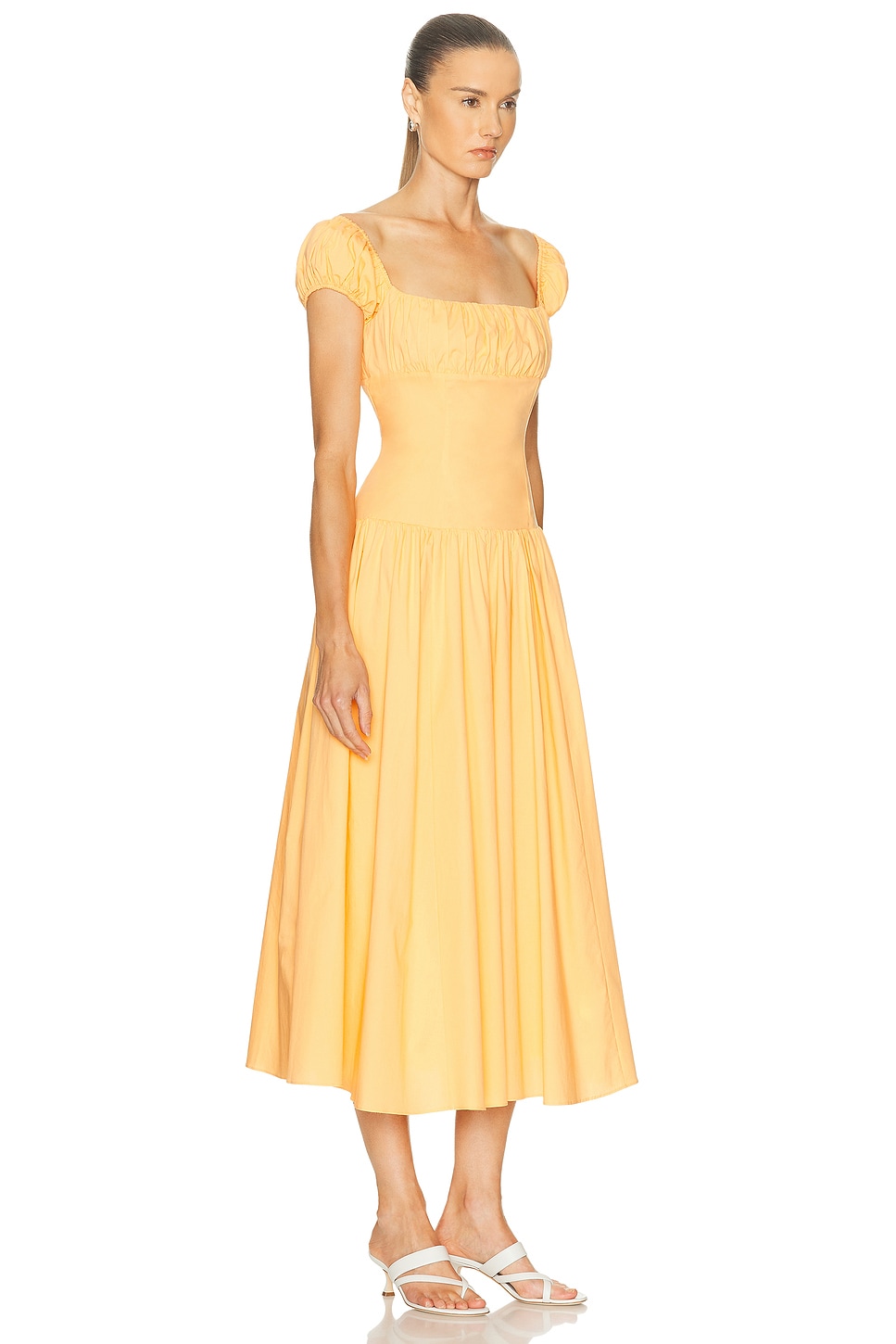 Caroline Constas Augusta Maxi Dress In Orange