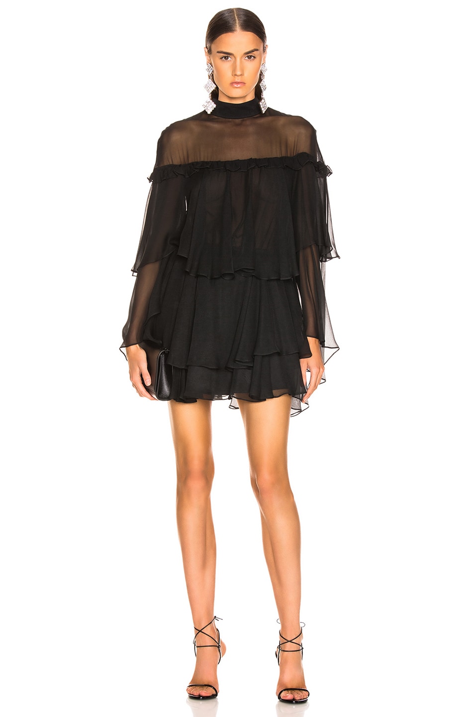 Image 1 of CAROLINE CONSTAS Tessa Dress in Black