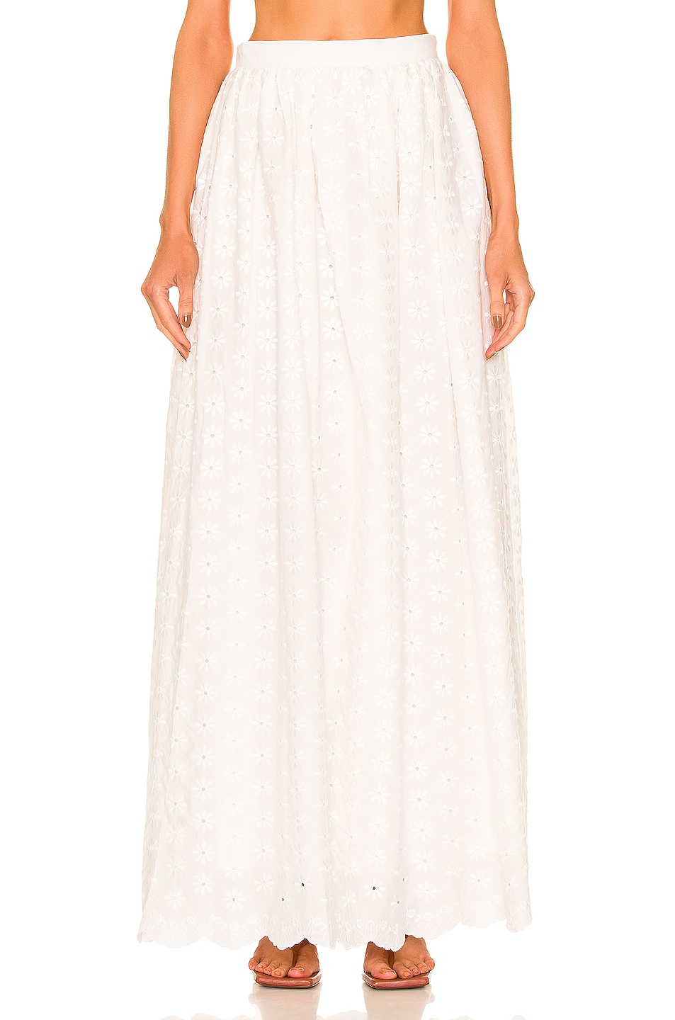 Image 1 of CAROLINE CONSTAS Kassandra Skirt in White