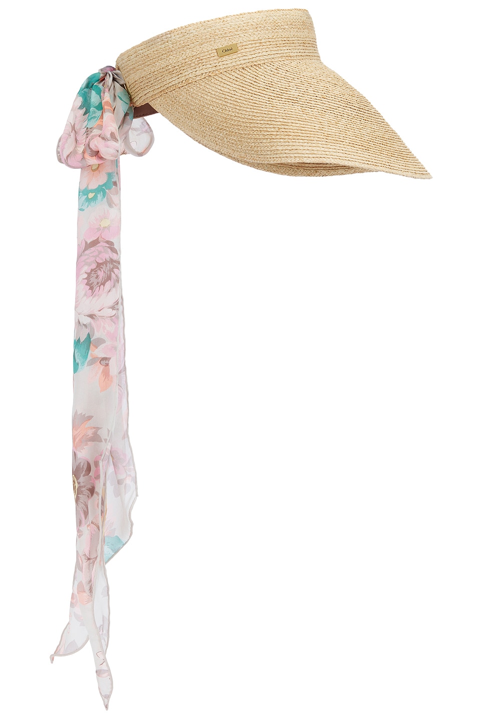 Raffia Visor in Neutral