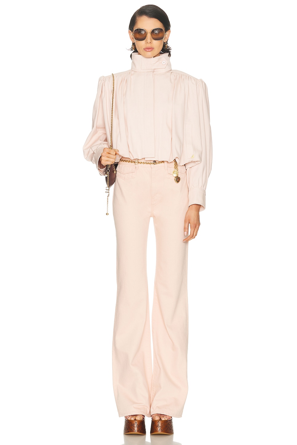 Chloé Charm Chain Belt In Gold