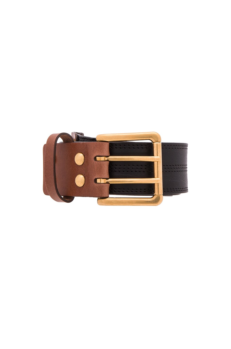 Chloe Military Belt in Black | FWRD