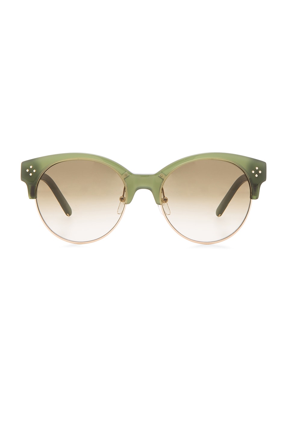 Image 1 of Chloe Boxwood Sunglasses in Green