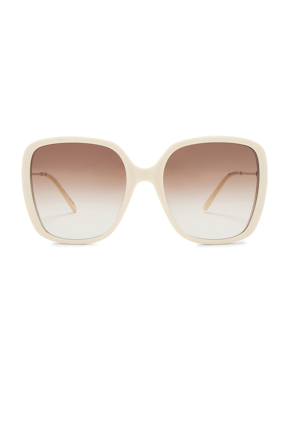 Square Sunglasses in Ivory