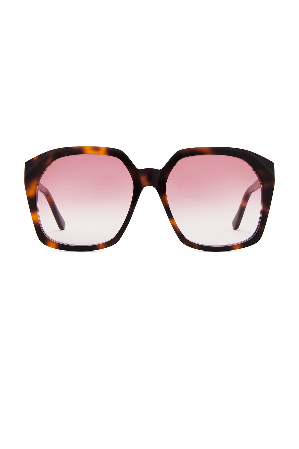 Shop Chloé Salome Sunglasses In Havana & Red