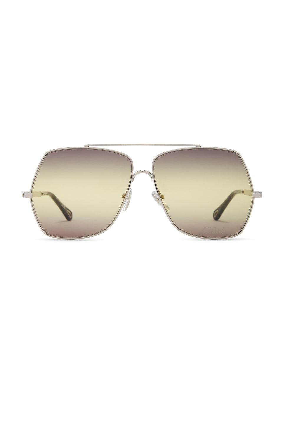 Aly Sunglasses in Metallic Silver