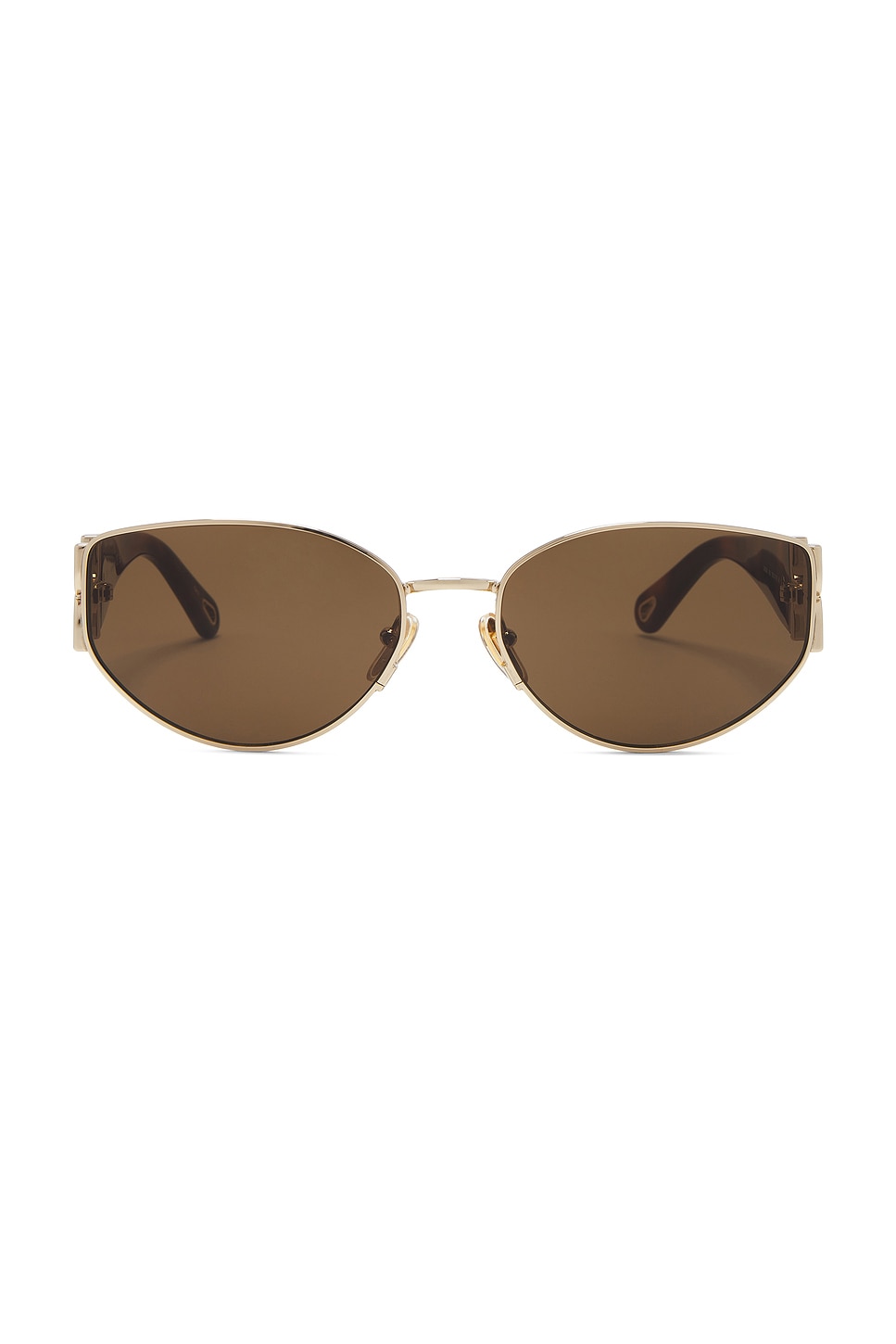 Marcie Sunglasses in Metallic Gold