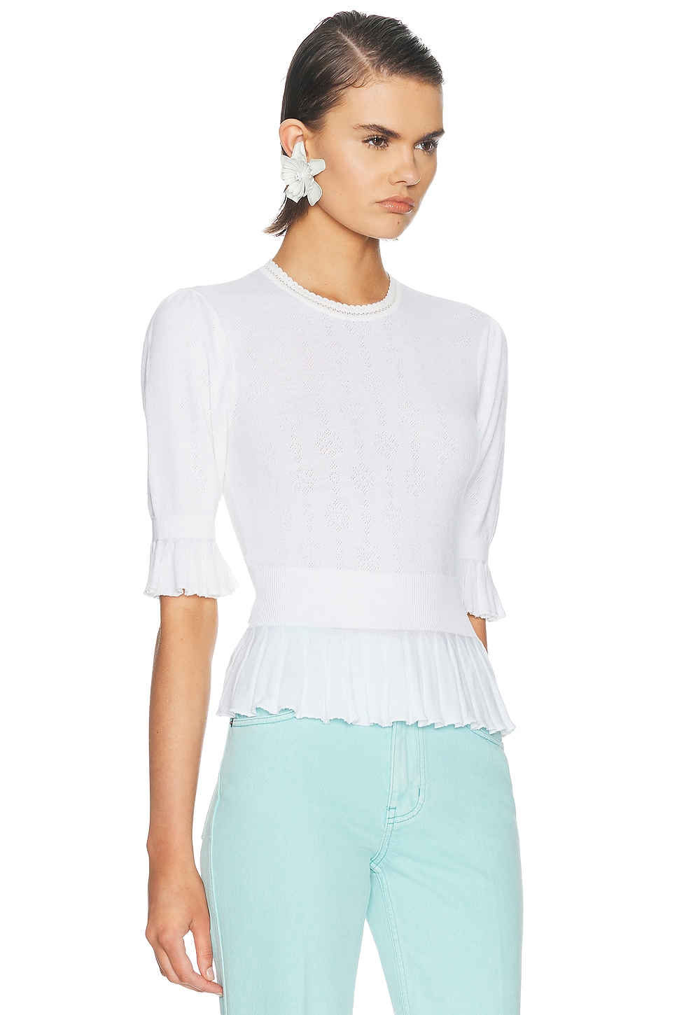 Chloe Pointelle Sweater | Thumbnail 2 Chloe Pointelle Sweater | Thumbnail 2