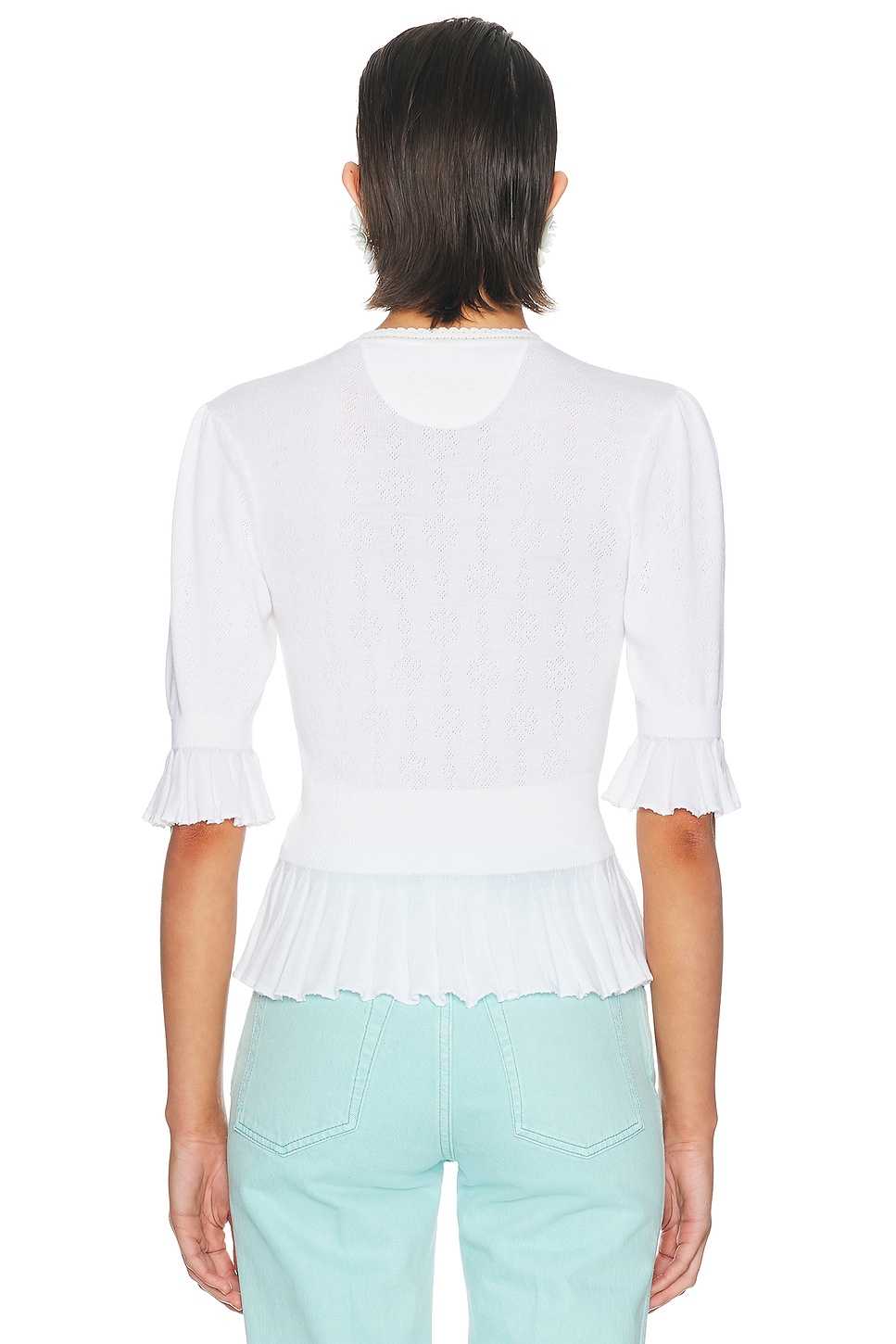 Chloe Pointelle Sweater | Thumbnail 3 Chloe Pointelle Sweater | Thumbnail 3