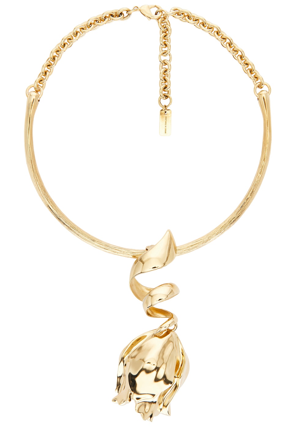 Chloe Necklace in Metallic Gold