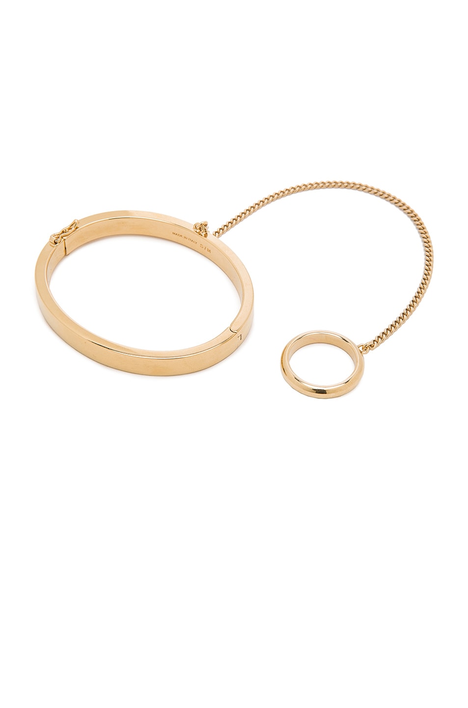 Image 1 of Chloe Brass Carly Bracelet in Gold