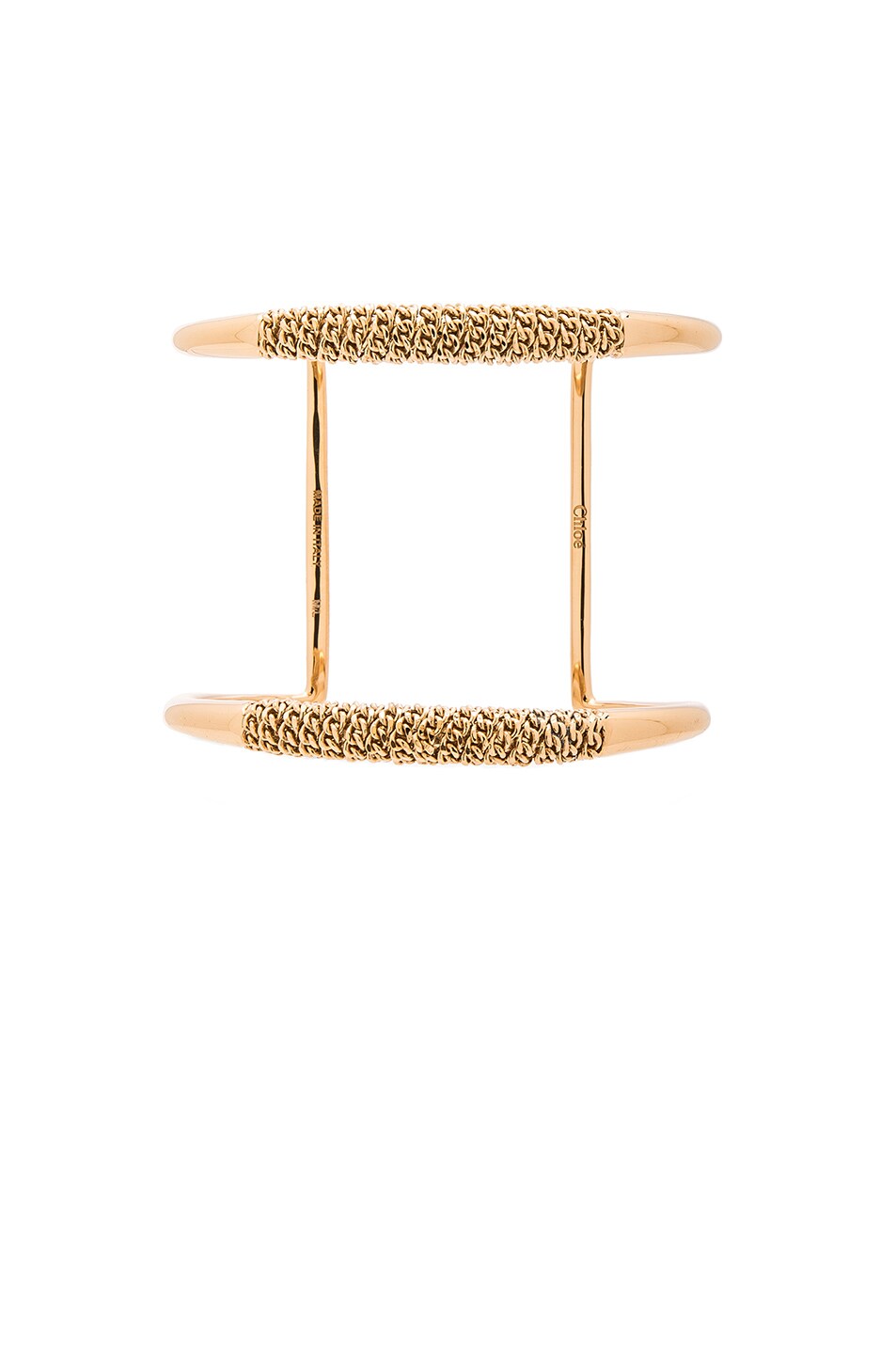 Image 1 of Chloe Hope Wide Cuff in Gold