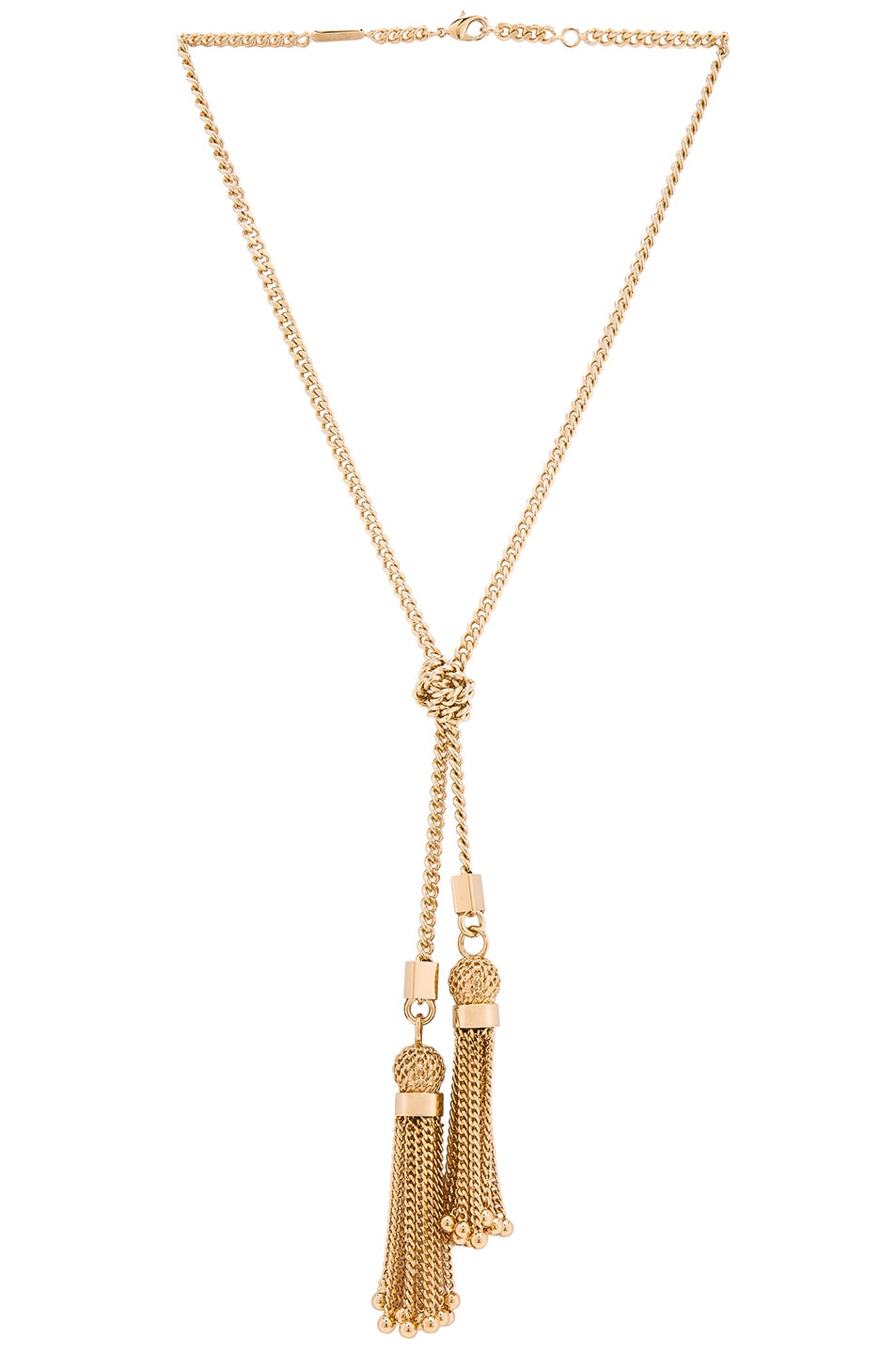 Image 1 of Chloe Lynn Short Necklace in Golden Brass
