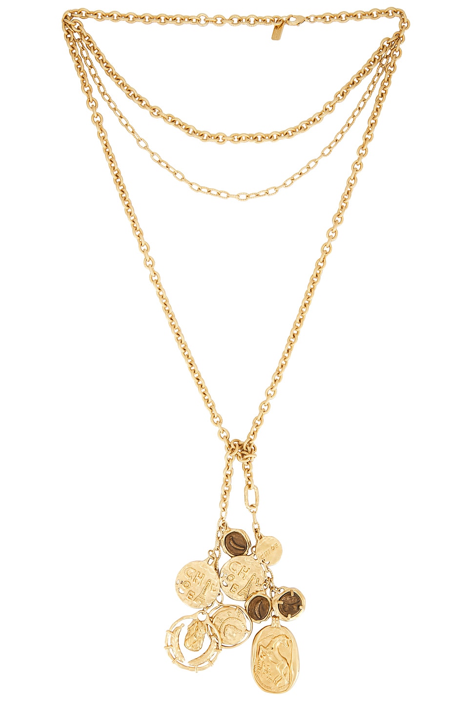 Chloé Pendant Necklace In Gold