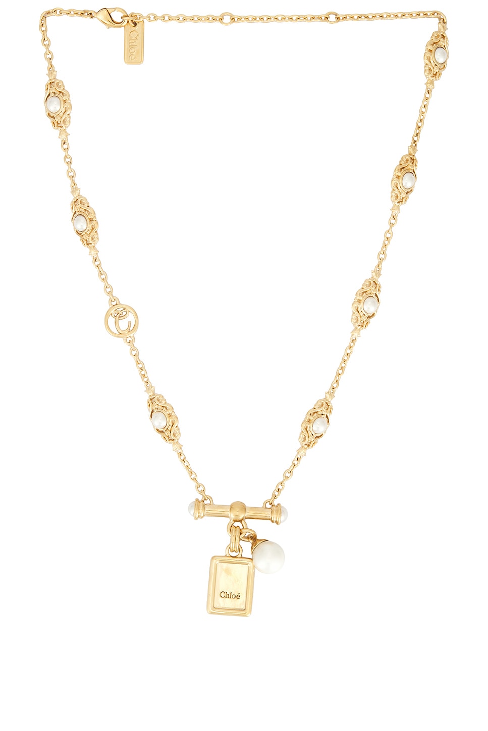 Chloé Pendant Necklace In Neutral