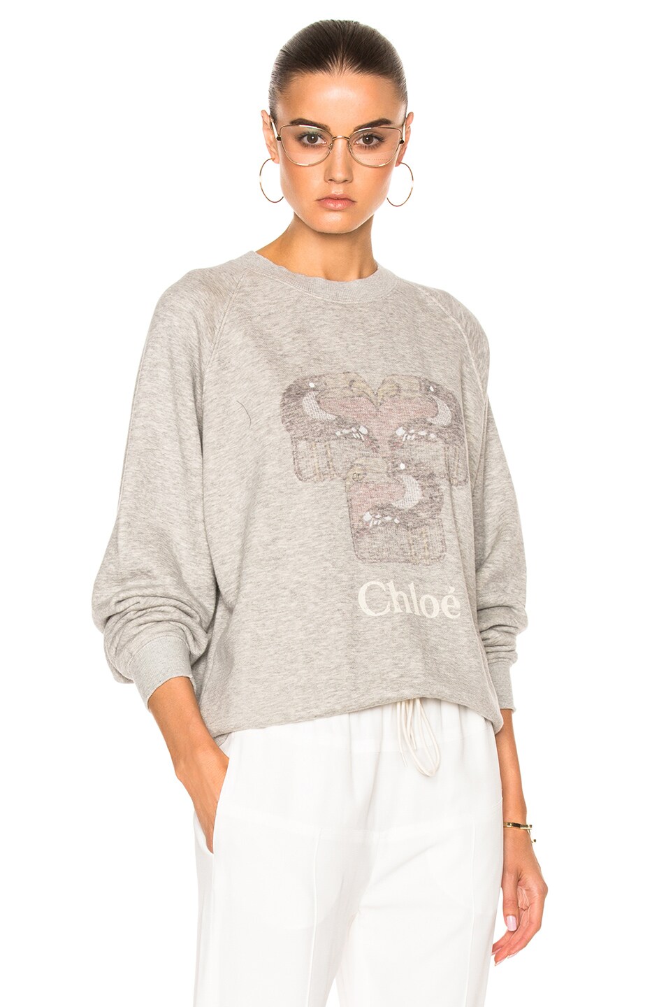 Image 1 of Chloe Sweatshirt in Pearl Gray