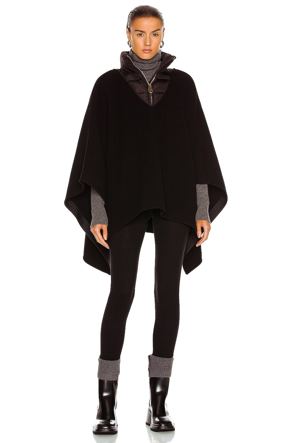 Image 1 of Chloe Iconic Soft Wool Coat in Black
