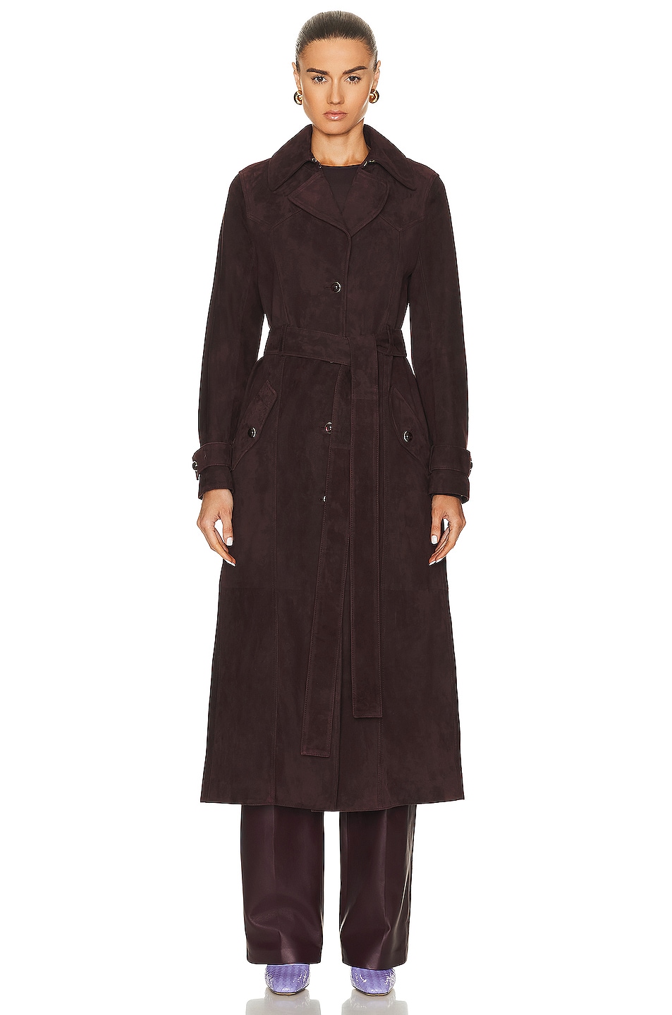 Image 1 of Chloe Coat in Darkened Brown