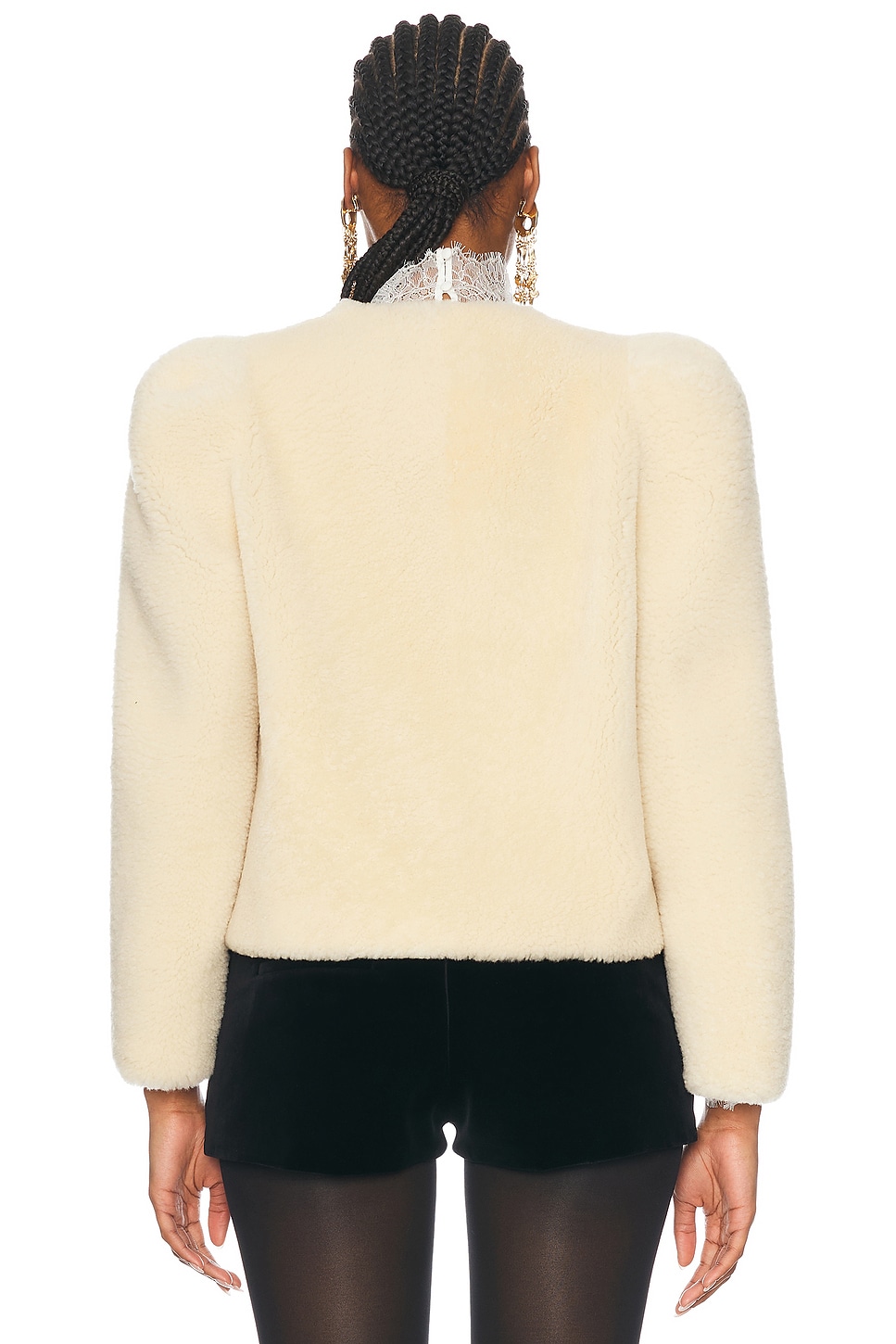 Chloé Crop Fur Jacket
