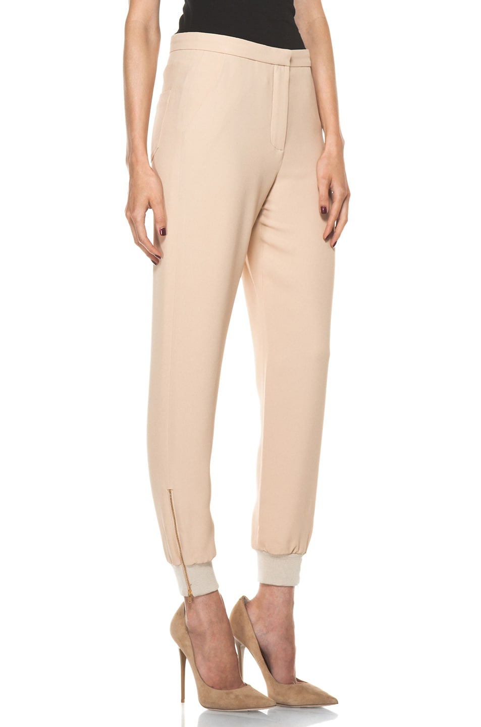 womens jogging pants with elastic ankles