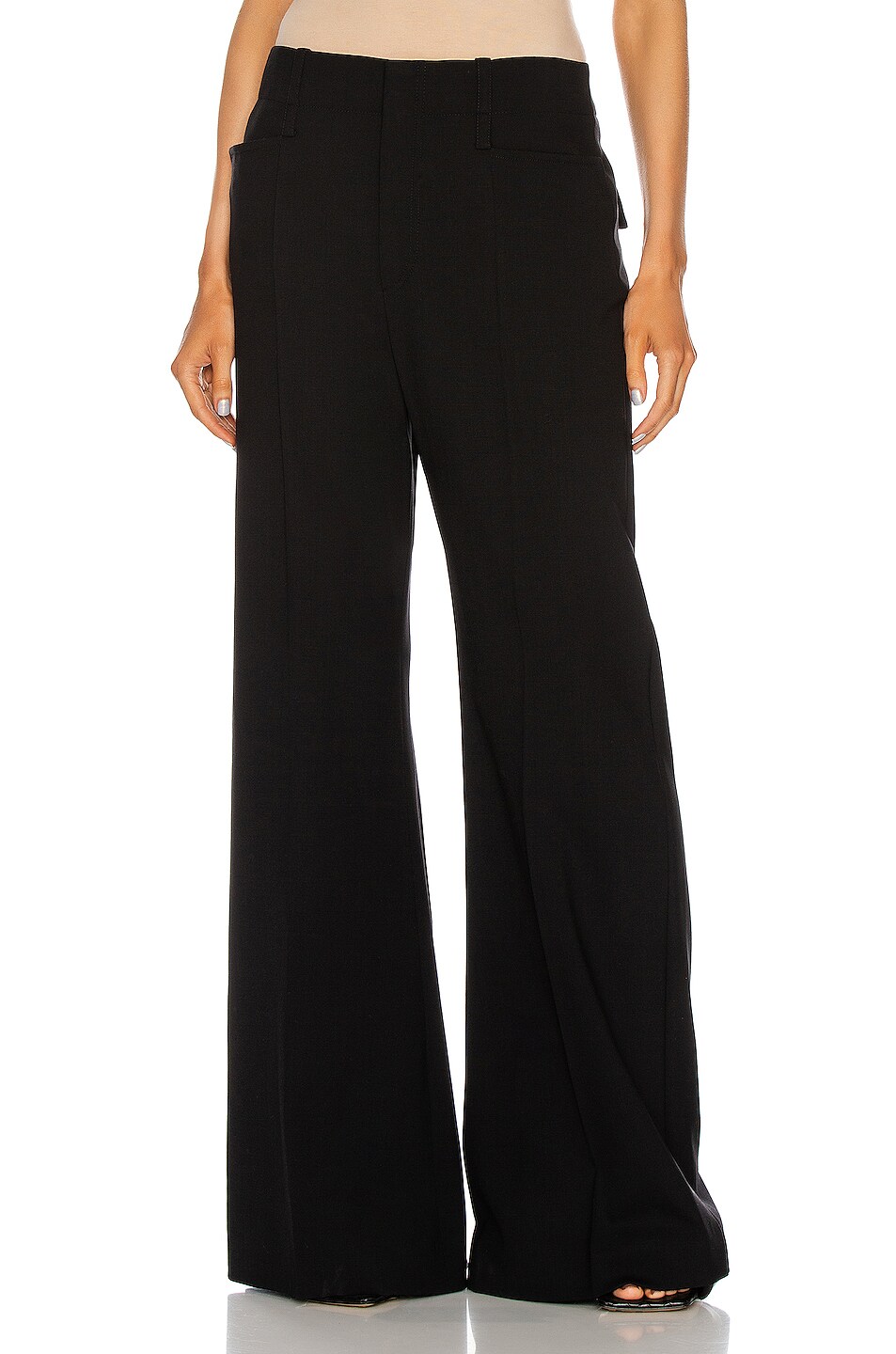 Image 1 of Chloe Tailored Flare Pant in Black