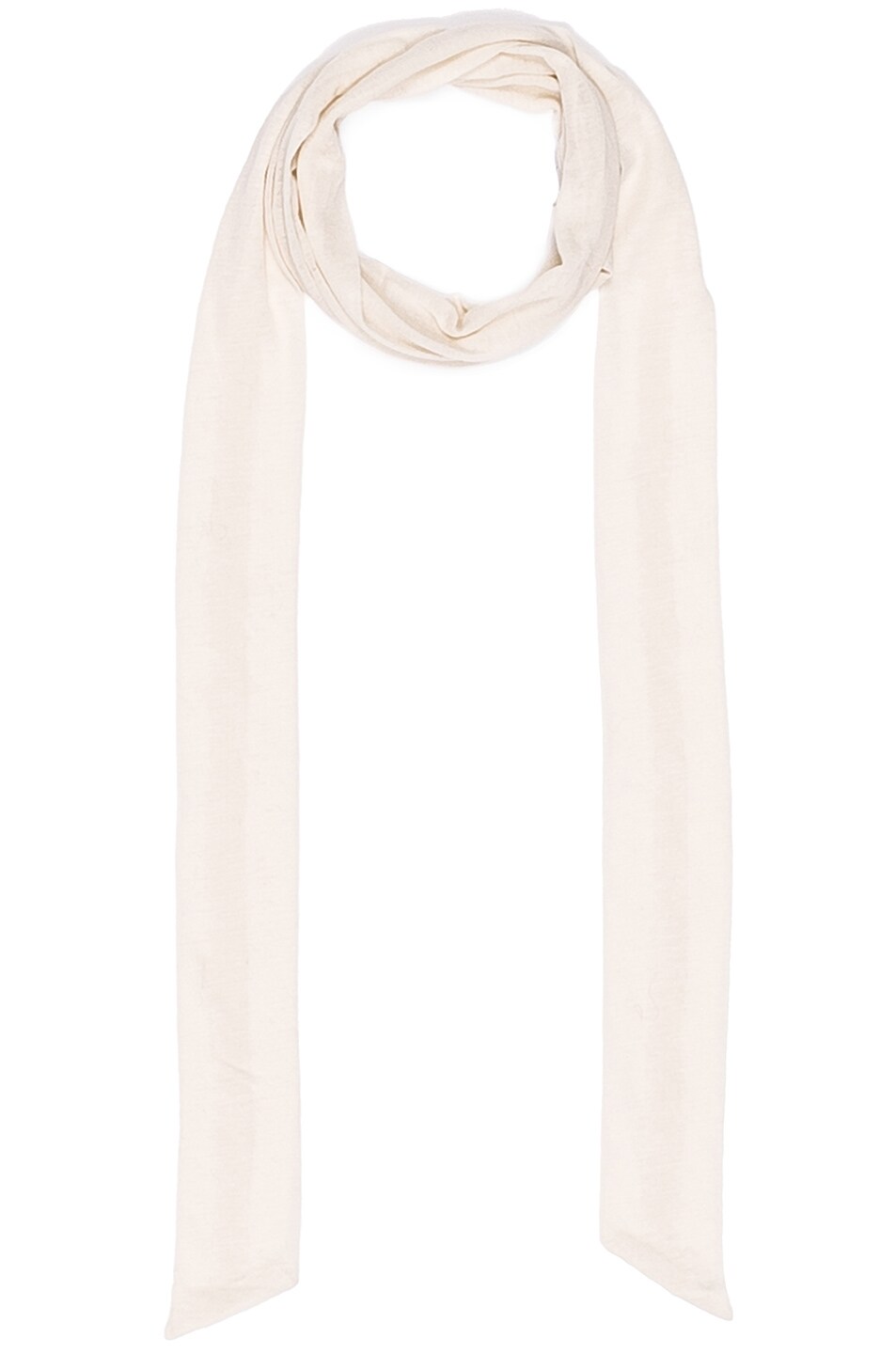 Image 1 of Chloe Drapy Jersey Scarf in Vanilla