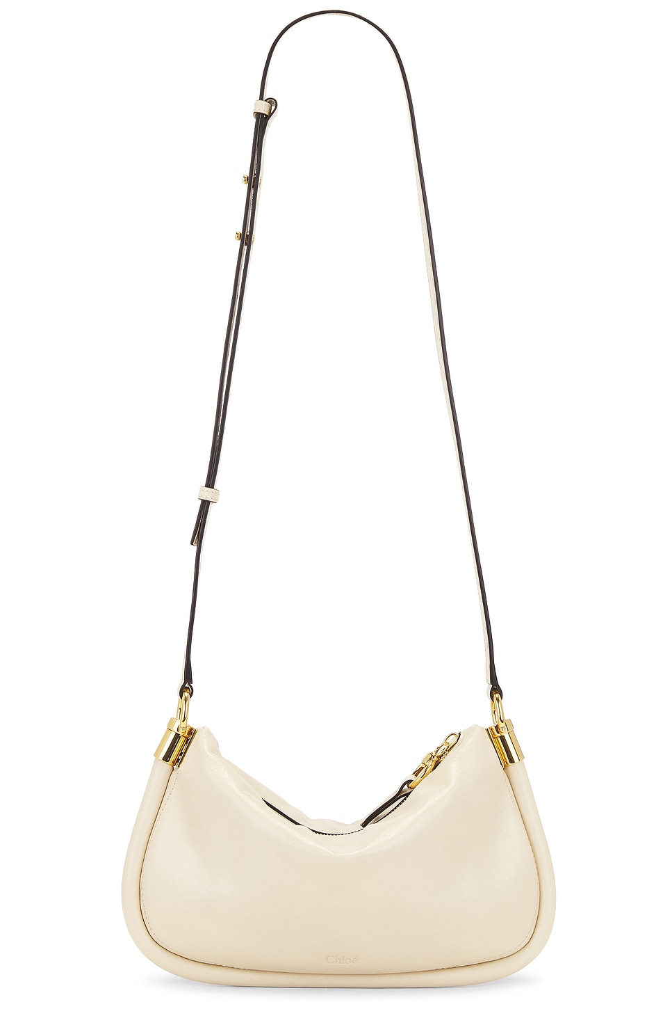 Shop Chloé Partay 24 Shoulder Bag In Sweet Beige