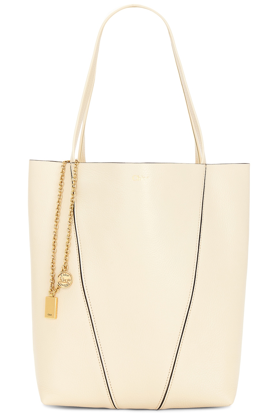 Spin Medium Tote Bag in Beige