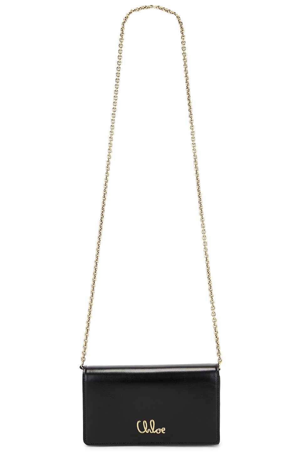 Iconic Chain Shoulder Bag in Black