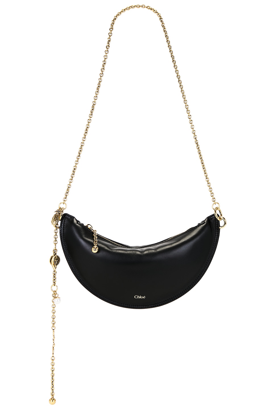 Chloé Icons Leather Shoulder Bag In Black