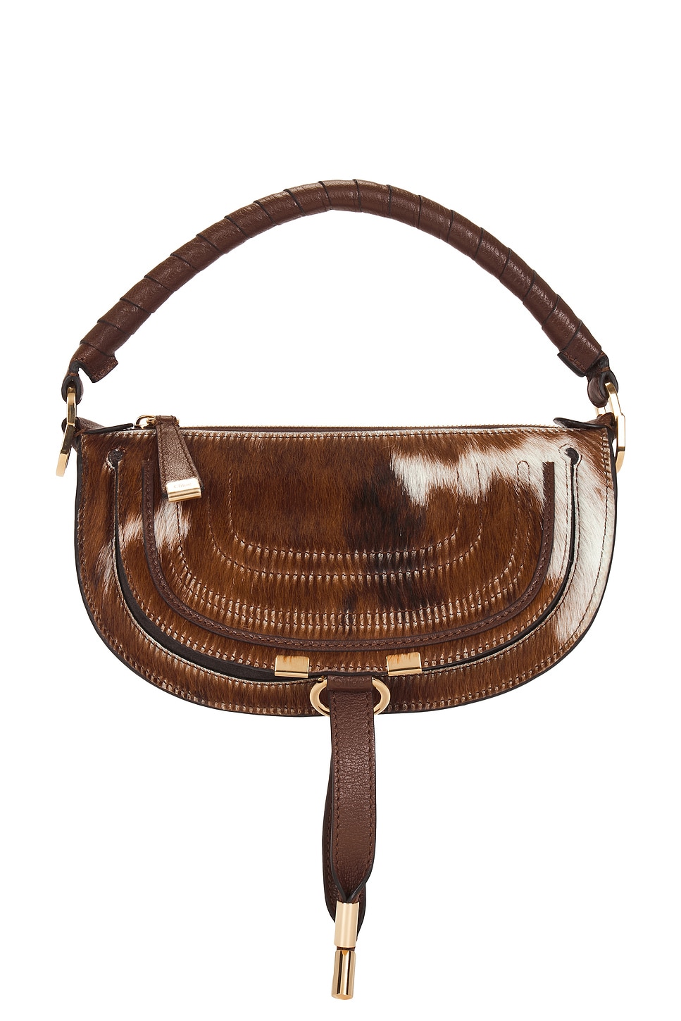 Chloe Marcie Shoulder Bag in Chocolate