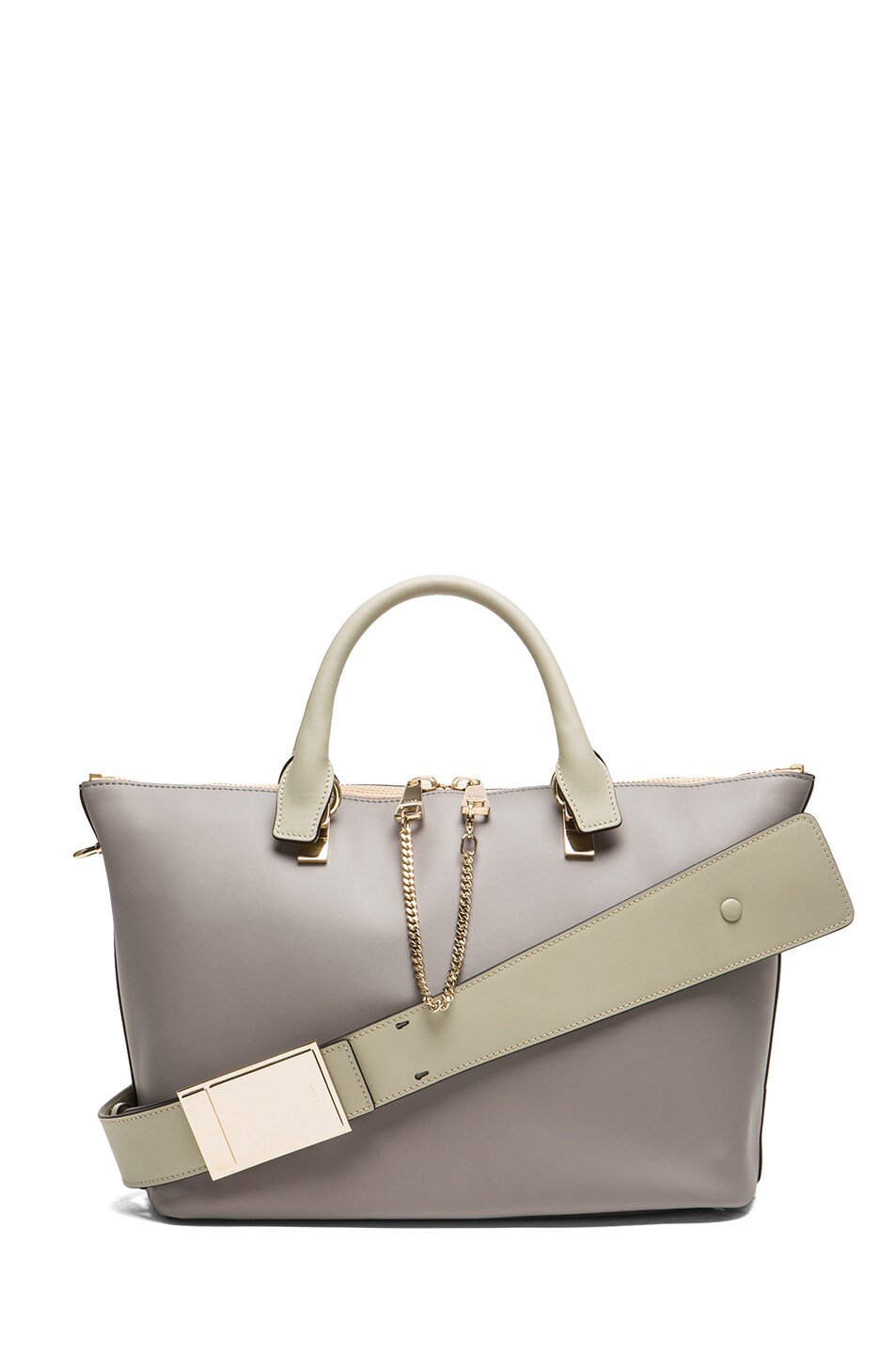Image 1 of Chloe Medium Baylee Handbag in Cashmere Grey