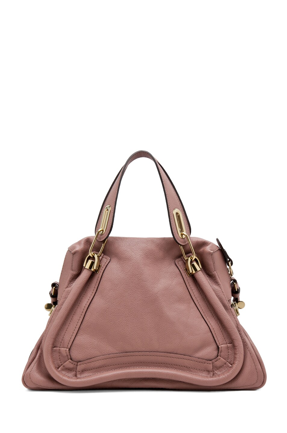 Image 1 of Chloe Paraty Medium Handbag with Strap in Desert Mauve