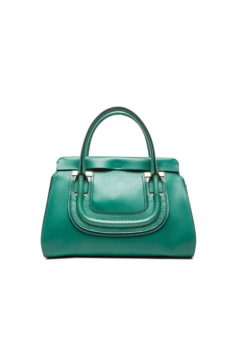 Image 1 of Chloe Medium Everston Carry Bag in Stone Green