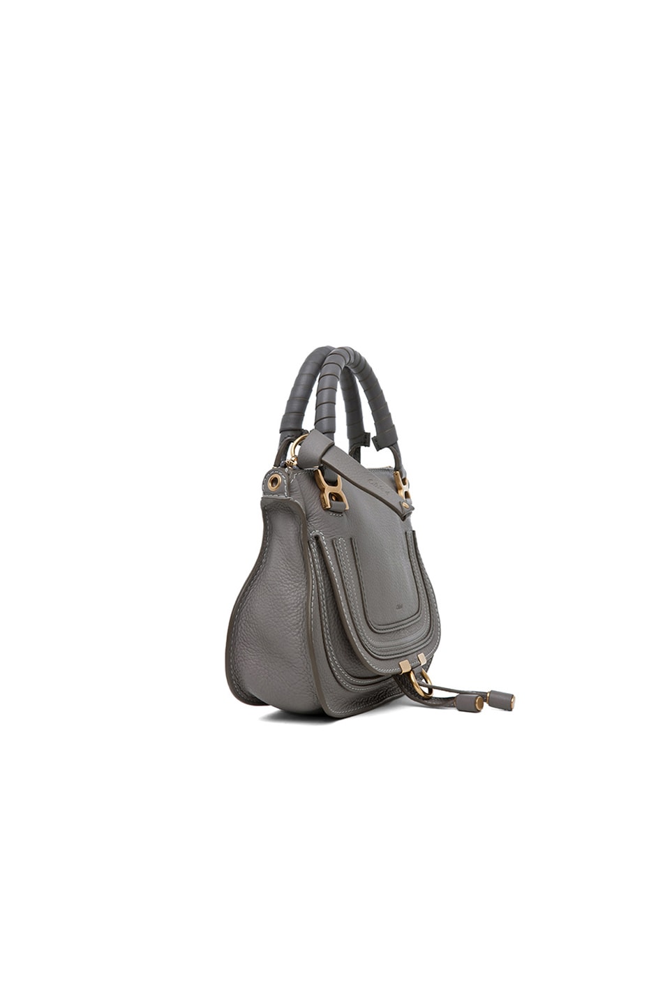 Chloe Mini Marcie Bag in Cashmere Grey | FWRD