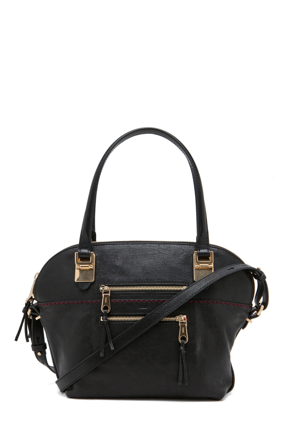 Image 1 of Chloe Angie Medium Handbag in Black