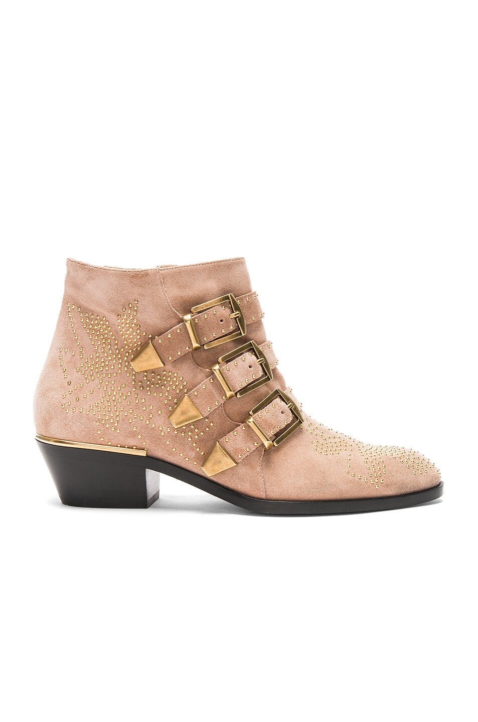 Image 1 of Chloe Susanna Suede Boots in Maple Pink