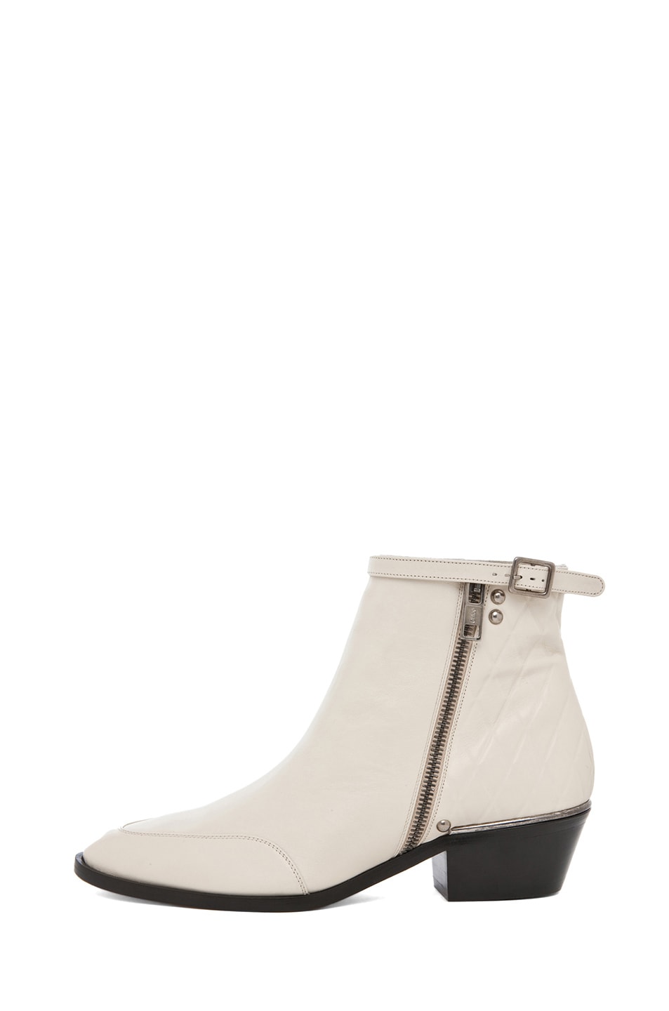 Image 1 of Chloe Quilted Back Bootie in Beige
