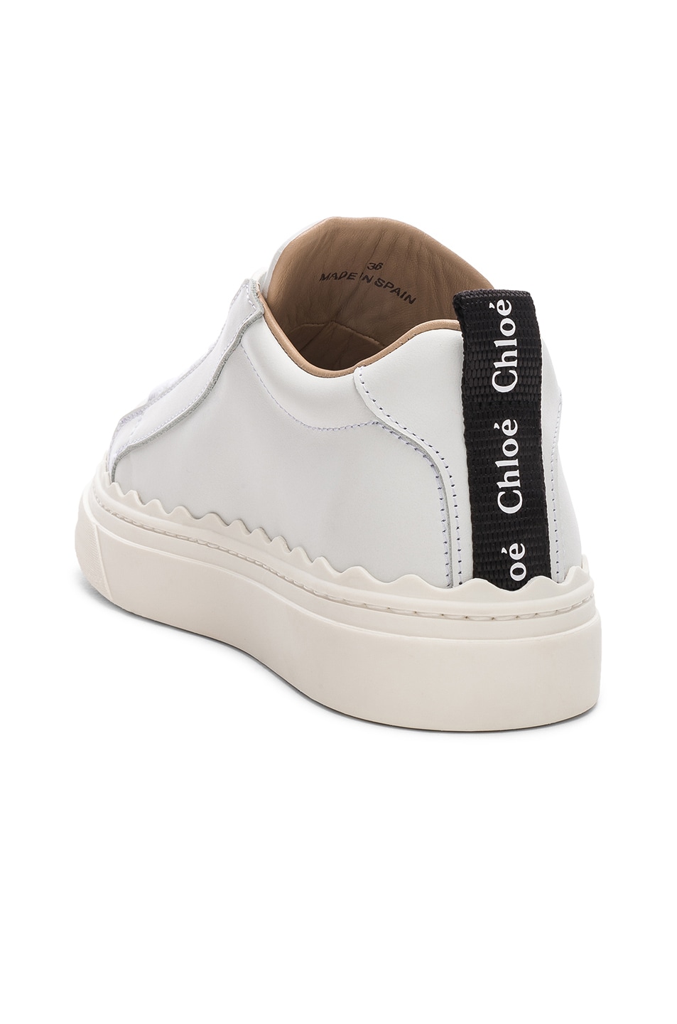 Chloe White Low Top Sneakers main image 0
