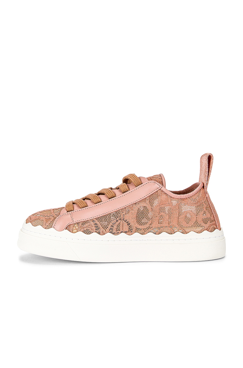 Chloe Lauren Lace Sneakers in Pink Tea | FWRD