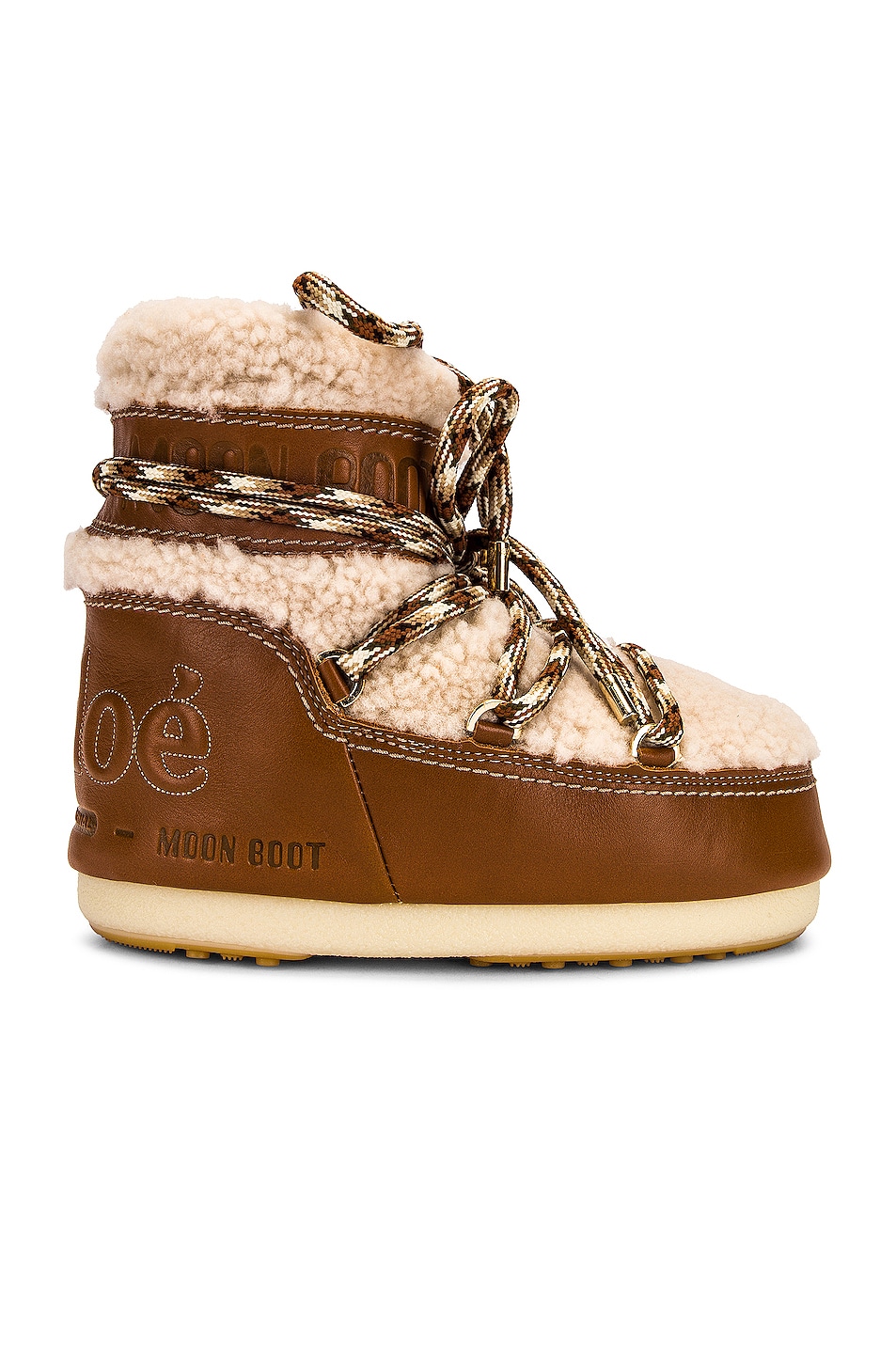 Image 1 of Chloe x MOON BOOT Ankle Boots in Luminous Ochre