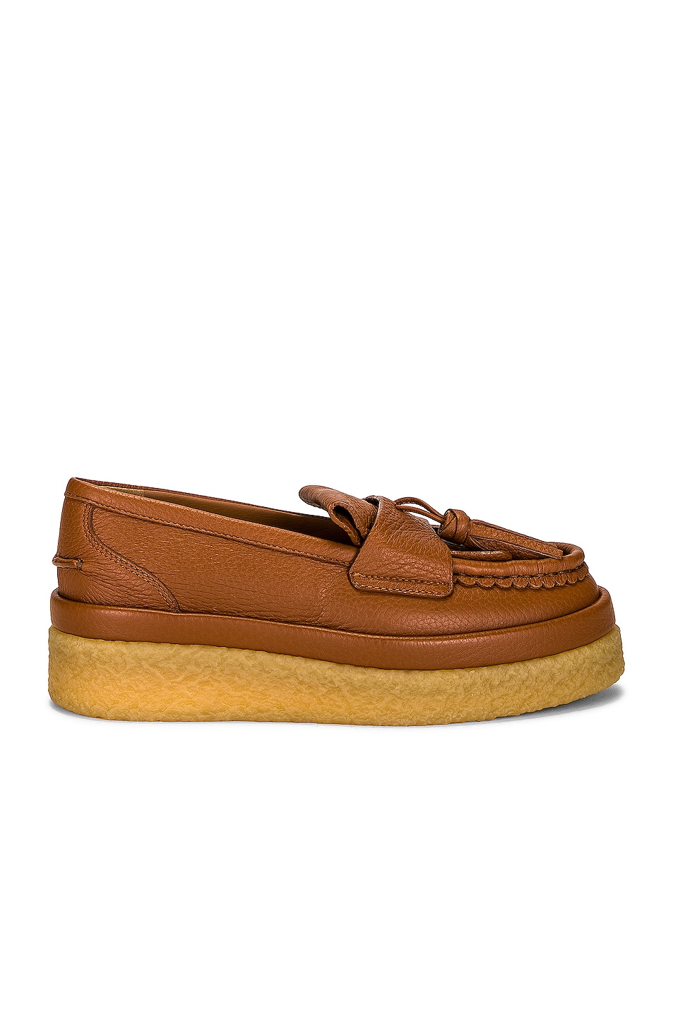 Image 1 of Chloe Jamie Flat Loafers in Caramello