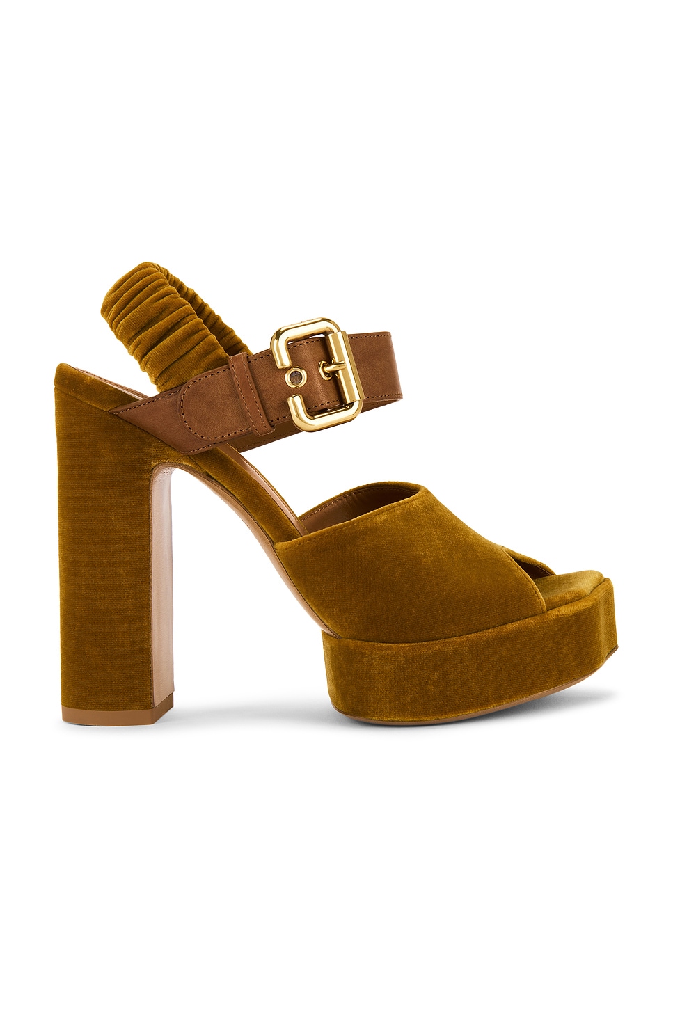 Image 1 of Chloe Aria Sandal in Amber Gold