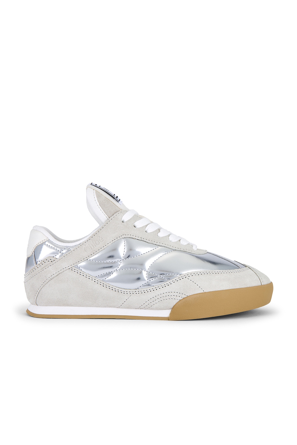Kick Sneaker in Metallic Silver