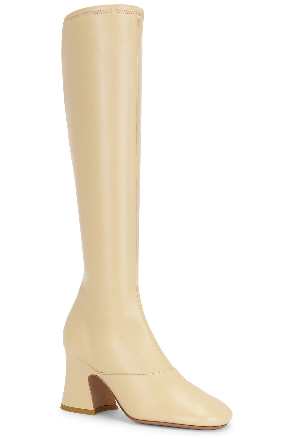 Chloé Chloe Women Cream Synthetic Leather Janis Boots In Animal Print