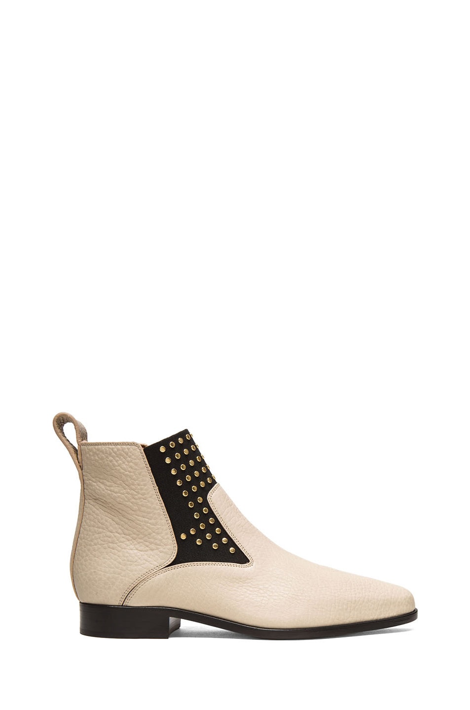 Image 1 of Chloe Studded Leather Boots in Natural Beige