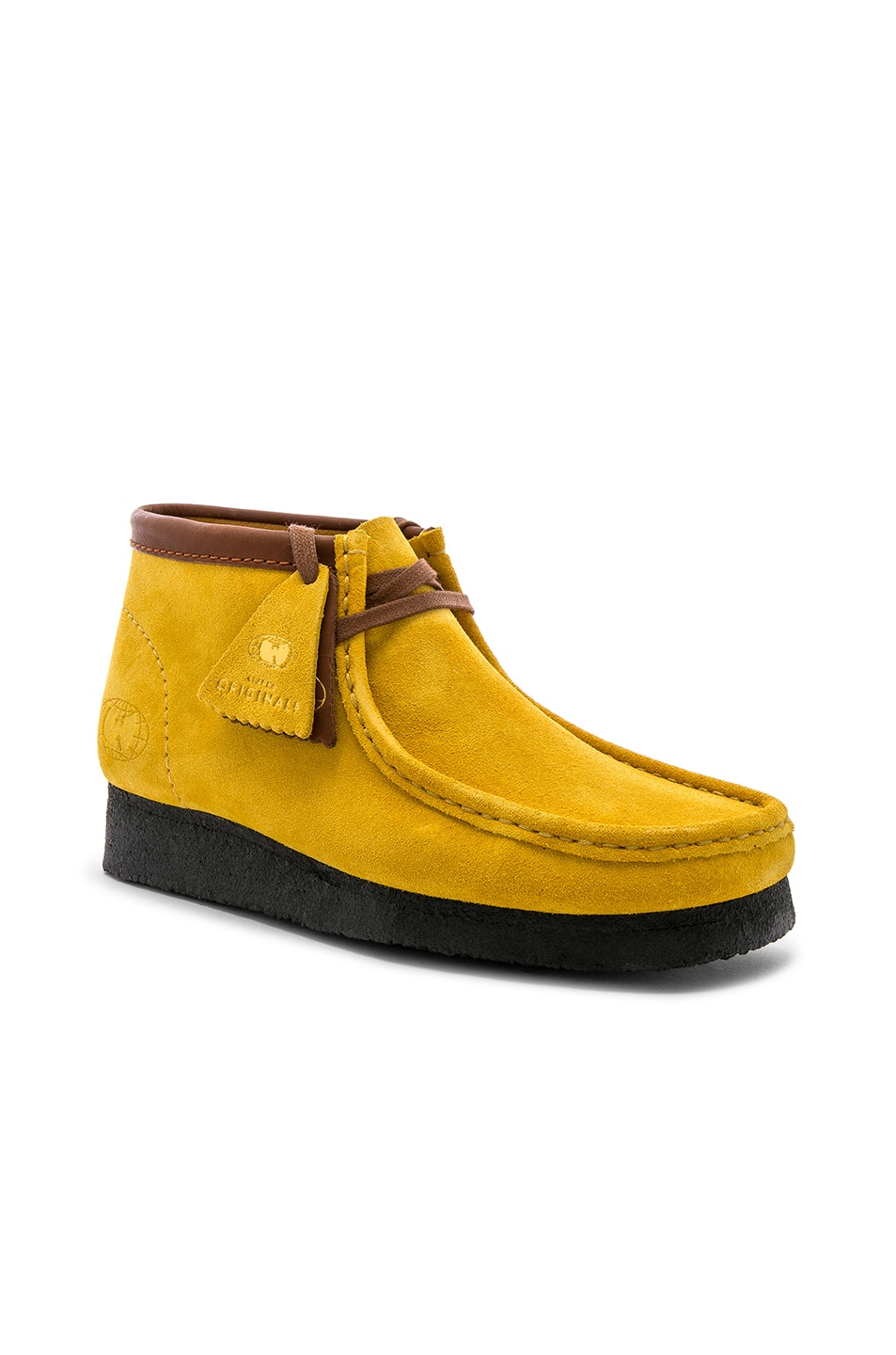 Image 1 of Clarks x Wu Tang 36th Chamber in Yellow & Cola