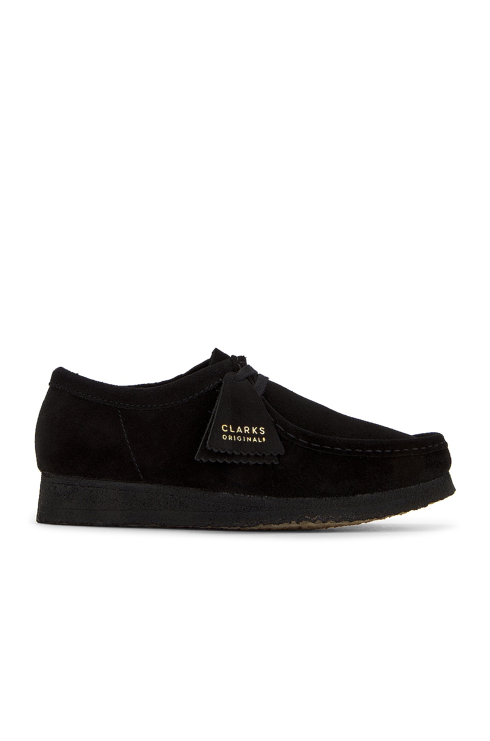 Image 1 of Clarks Wallabee in Black Suede