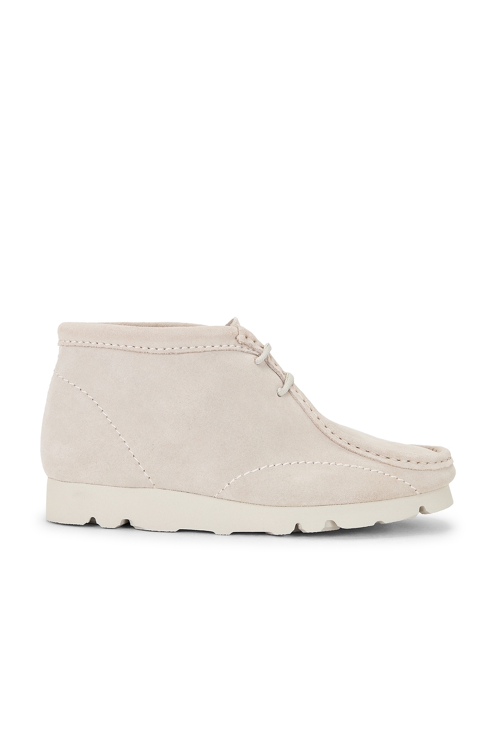Image 1 of Clarks x Post Archive Faction (PAF) WallabeeBT Boot in Beige Suede