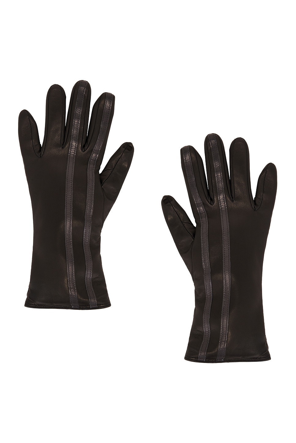 Short Racing Gloves in Black